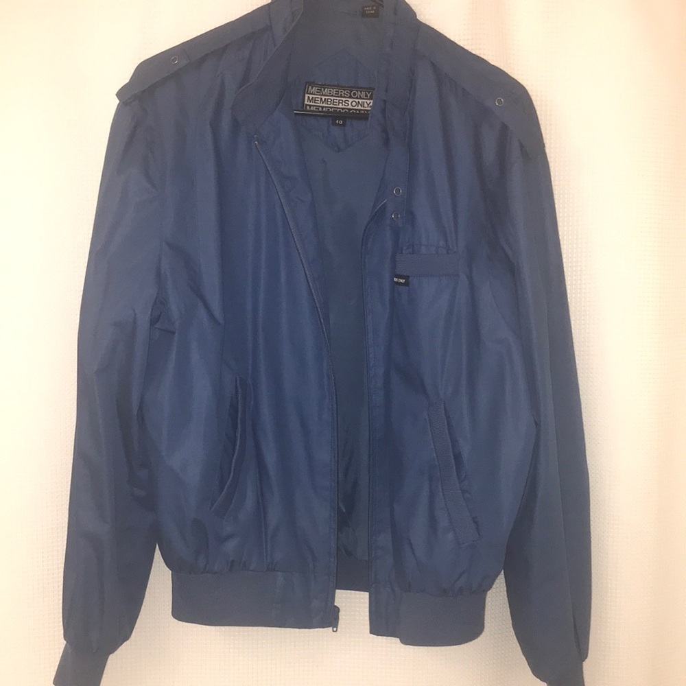 members only blue jacket